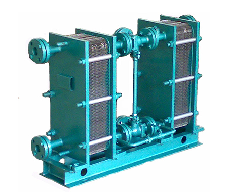双联式板式冷却器 Duplex plate type cooler